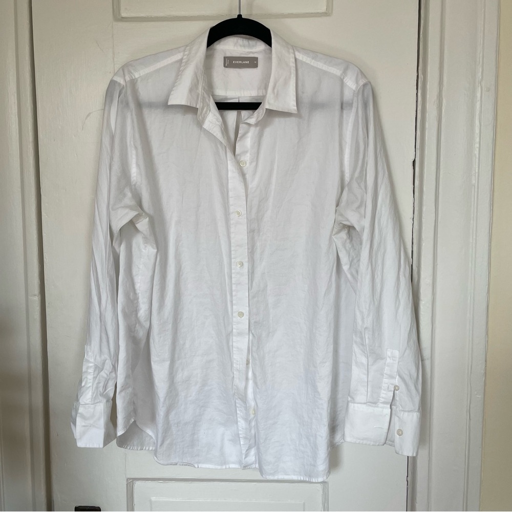Everlane White Button Down